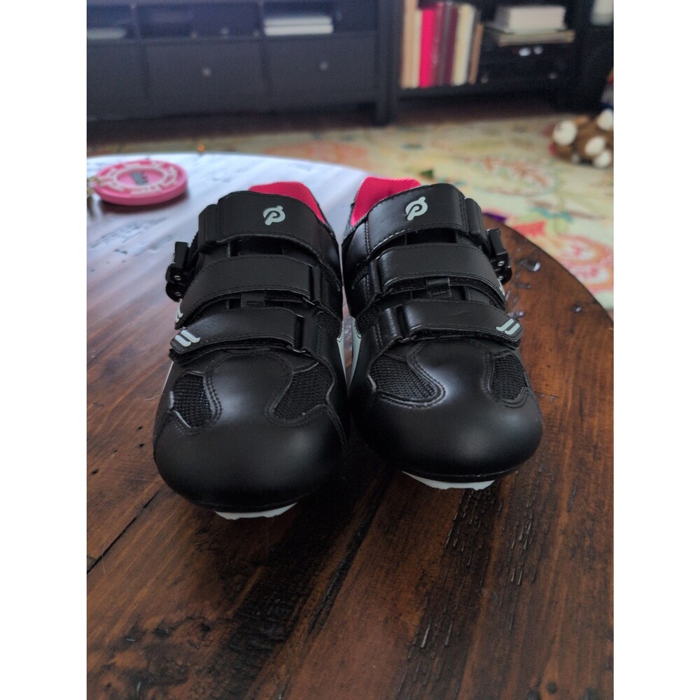 EUC Peloton cycling bike shoes with look delta cleats EU 40 US women's 9 - Picture 2 of 6